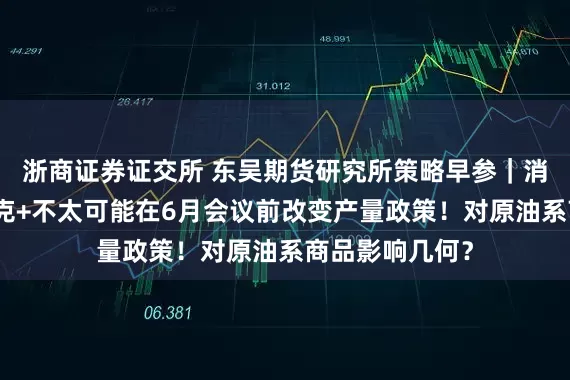浙商证券证交所 东吴期货研究所策略早参|消息人士:欧佩克+不太可能在6月会议前改变产量政策!对原油系商品影响几何?